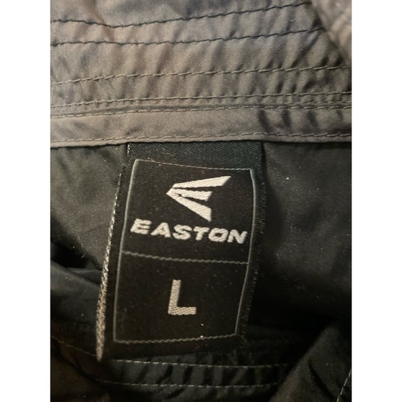 Easton Baseball Warm-up Rain Pull Over Men’s/Unisex Large Nylon, Blk/Brwn GUC - Picture 5 of 12